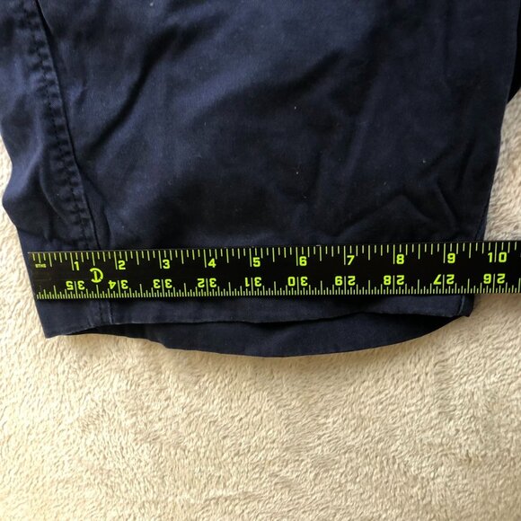J.Crew Womens Shorts Size 12 Chino Casual Flat Front Summer Classic Navy Blue - Picture 6 of 13